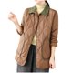 thumbnail image 2 of Abrigo y chaquetas casuales de manga larga sin capucha para mujer, de moda, cómodos, informales, con bolsillos y botones, de color liso, con cuello vuelto y manga larga, sin capucha., 2 of 4