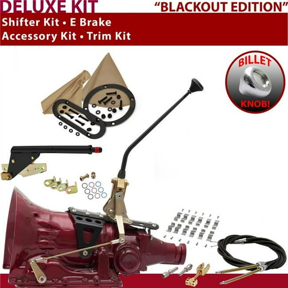 American Shifter 45RFE Shifter Kit Black 12 in. E Brake Cable Clamp Trim Kit for F04BA