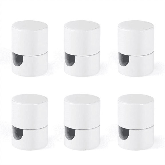 6 Pack Aluminum Chandelier Hook for Ceiling Hanging, Ceiling Hooks for Hanging Lights White