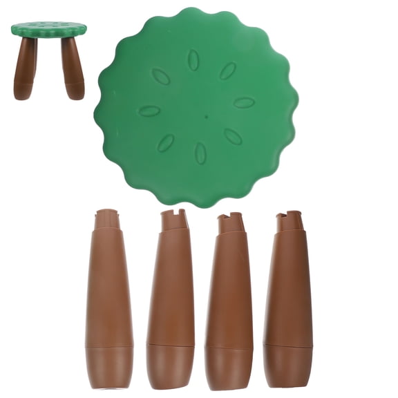 Luxshiny Small Plastic Step Stool Lightweight Nonslip for Indoor Outdoor Activities