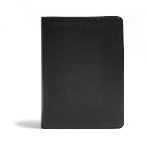CSB He Reads Truth Bible, Black Leathertouch: Black Letter, Wide Margins, Notetaking Space, Reading Plans, Sewn Binding, Two Ribbon Markers, Easy-To-R (Hardcover)