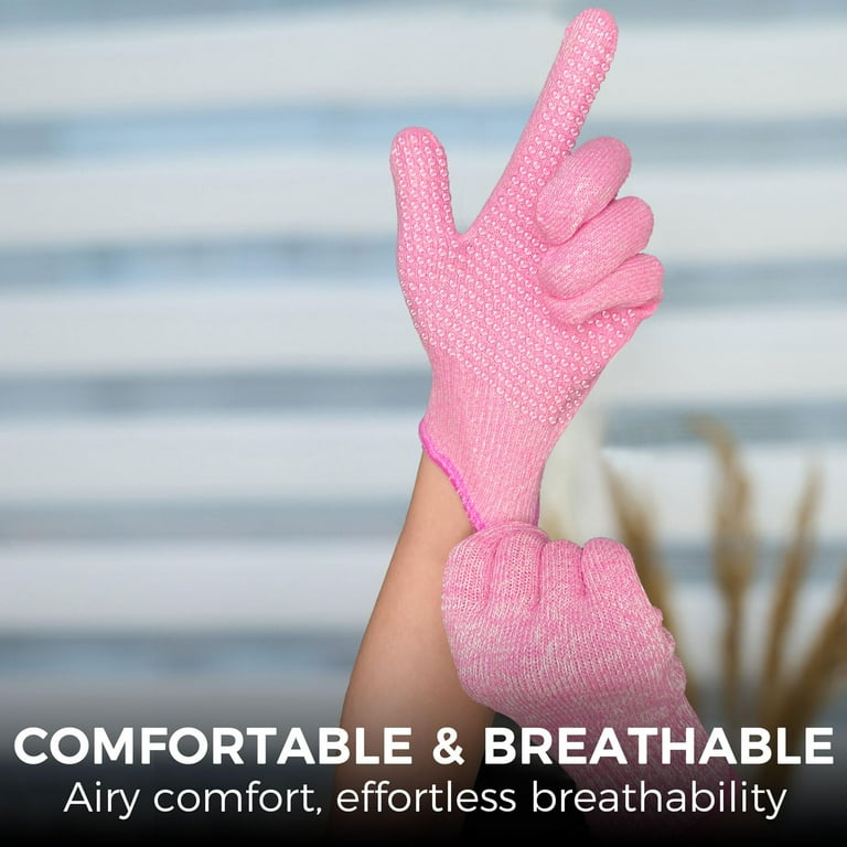 EvridWear Cut Resistant Gloves, 2 Pairs, Level 5, Medium photo 8