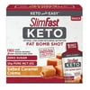 SlimFast Keto Fat Bomb Shot, Salted Caramel Crème, 10 fl. oz, Pack of 10