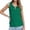 Green, variant on Women with Built in Bra Thick Strap Spaghetti Strap Tank Top Cropped Ladies Fashion Casual Court Lock Round Neck Sleeveless Vest T Shirt Top Pink M