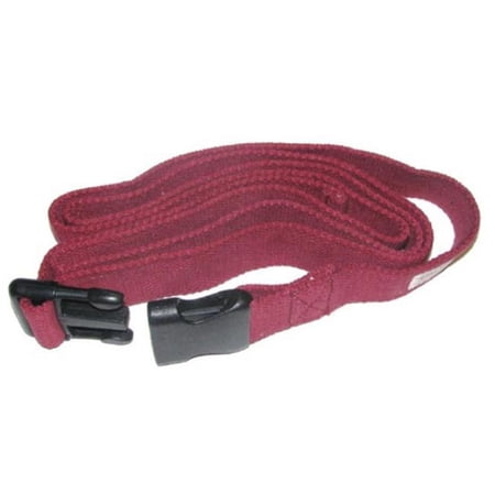 KushOasis OM133008-Burgundy OMSutra Yoga Strap Pinch -Quick R 8 ft. - Color - Burgundy