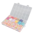 thumbnail image 3 of Assorted Alphabet Beads, Colorful Acrylic 600pcs Alphabet Beads Jewelry Making Beads Kit 2100pcs Beads Fadeless  for Making Earrings for DIY Craft, 3 of 7