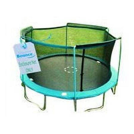 13' Trampoline Enclosure Safety Net Fits 13 FT. Round Frames Using 3 Arches, (poles not included)