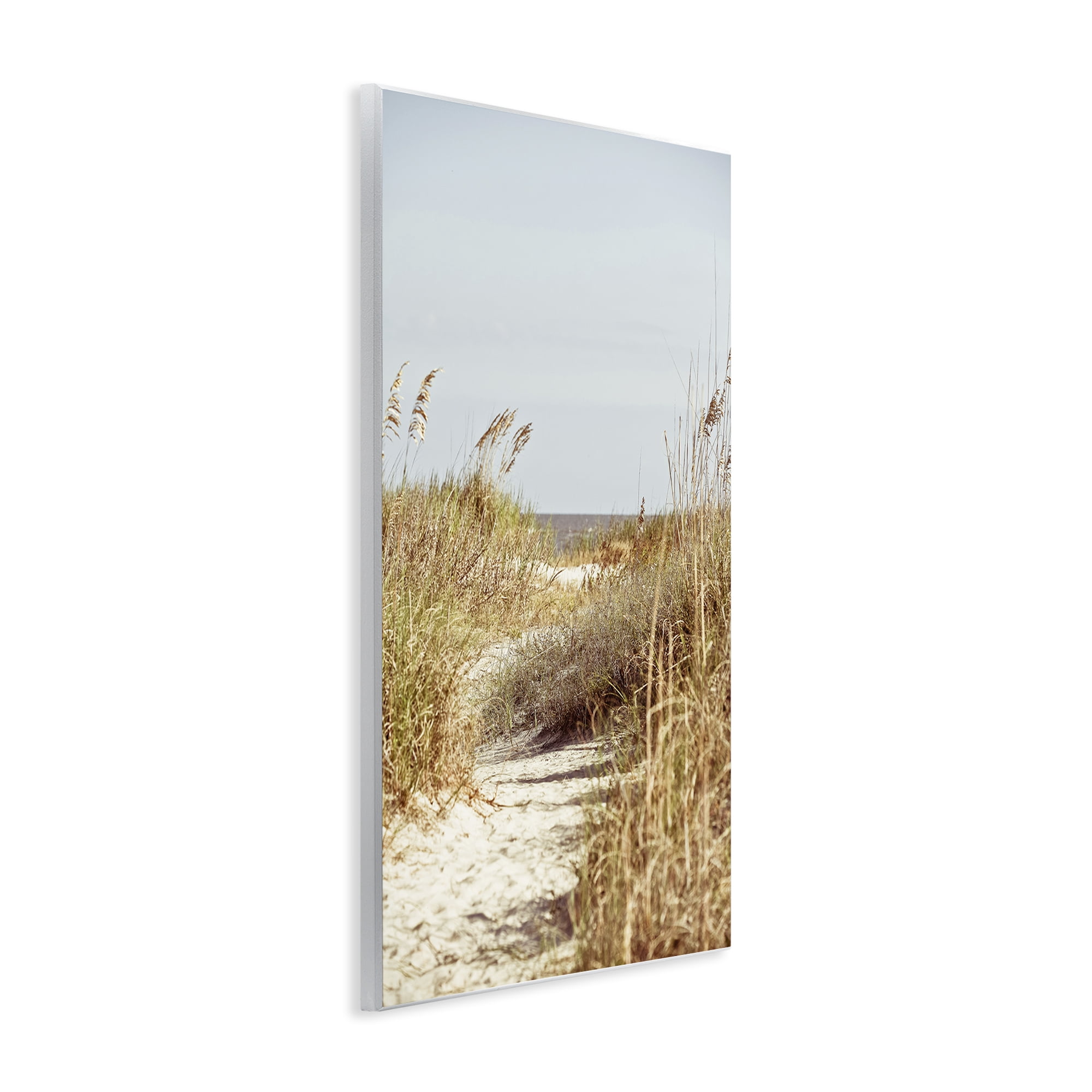 Stupell Industries Sandy Path with Reeds Landscape Photography Unframed Art Print Wall Art, 13 x 19