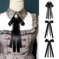 thumbnail image 4 of Ywmsfl Floral Bow Tie Shirt Collar Pin Brooches for Female Ribbon Bow Tie Collar Brooch for School Uniforms Decorations, 4 of 10
