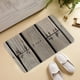 thumbnail image 4 of Bathroom Absorbent Non-slip Rug Set | 3 Piece Mat | Modern U Shaped Toilet Seat Rug | Plush Polyester Multicolor | Soft Quick-drying Floor Mat | 14.76x17.71in-13.77x17.71in-17.71x29.52in, 4 of 6