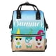 thumbnail image 1 of Fotbe Hello Summer Gnome 1 Mochila Maternidad - Lona de Sarga Impermeable, Mochila de Pañales de Gran Capacidad con Múltiples Bolsillos y Correas Ajustables, 1 of 6