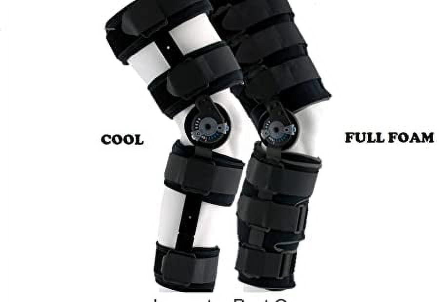 Ossur Post-Op Knee Brace, Range of Motion Control Hinged Immobilization, Adjustable Recovery Support for Orthopedic Rehab, Meniscus Tear,ACL, MCL, PCL Injury- Woman/Men Left, Right Leg