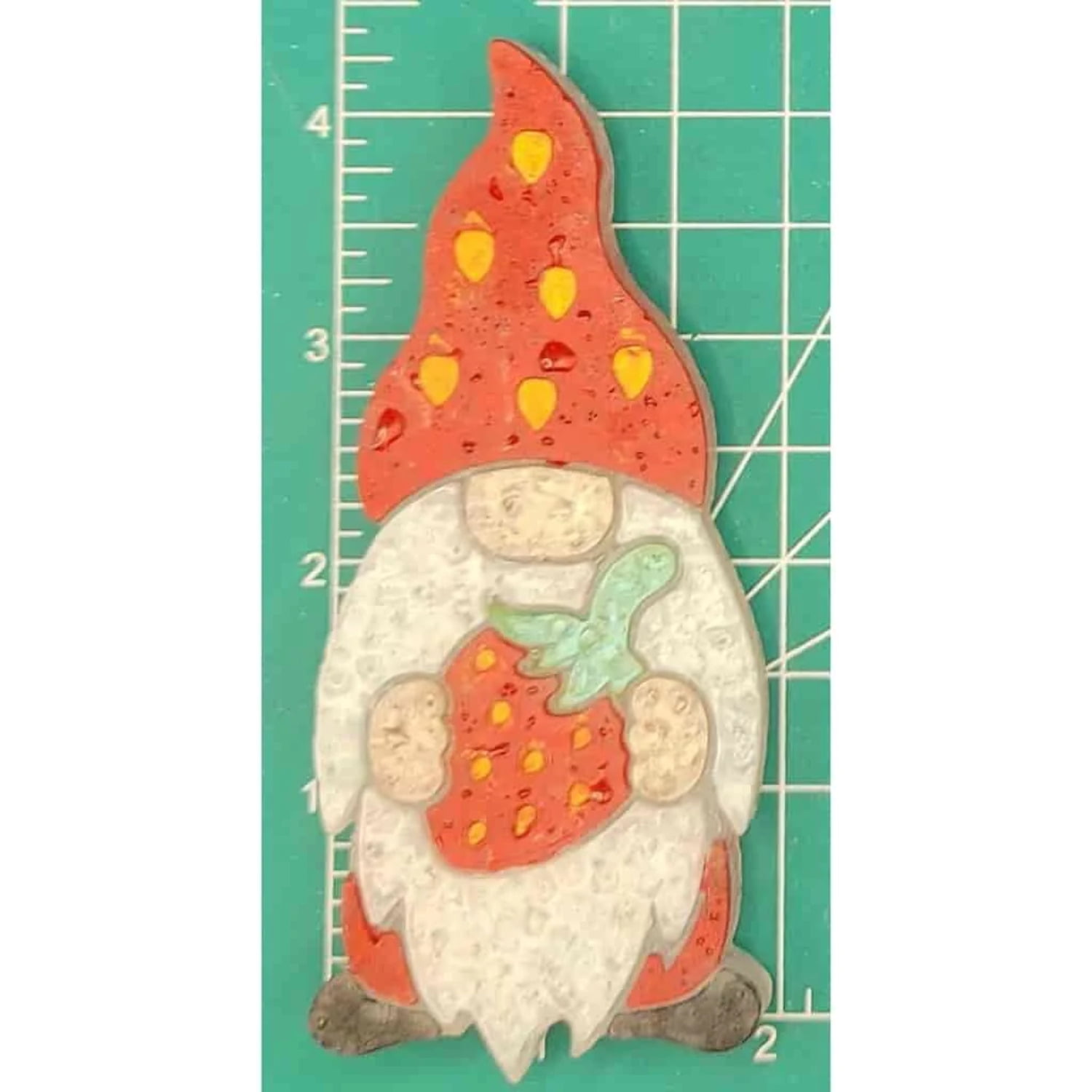 Gnome with Strawberry Silicone Freshie Mold