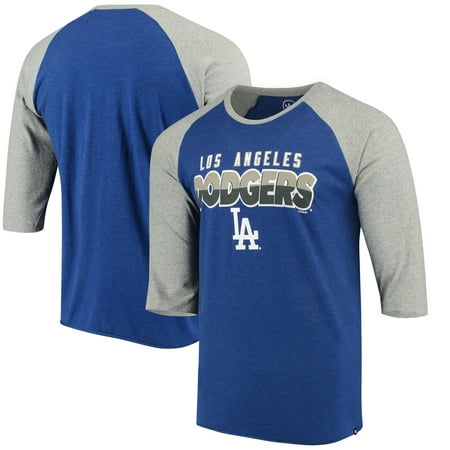 Los Angeles Dodgers '47 Club 3/4-Sleeve Raglan T-Shirt -