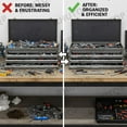 thumbnail image 3 of 12 Pack of Magnetic Tool Box Labels, 2026 New Upgrade Magnetic Toolbox Drawer Labels, Custom Premium Magnetics Toolbox Label Accessories for Tool Organization, for Mechanic, Hobbyist, DIY Enthusiast, 3 of 8