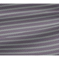 thumbnail image 4 of oneOone Cotton Jersey Purple Fabric Stripe & Chevron Geometric Sewing Material Print Fabric By The Yard 58 Inch Wide, 4 of 4