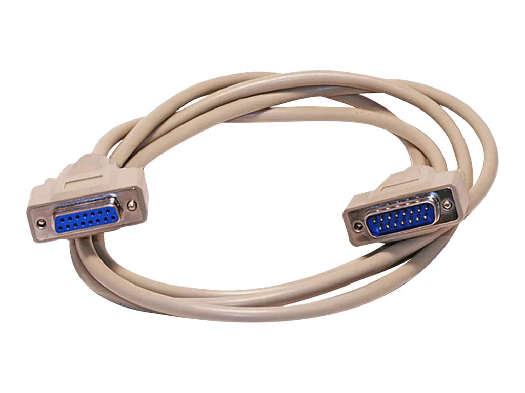 DB25 Male to DB25 Female RS-232 3 foot WC-10D3-01203 3ft Serial Extension Cable 
