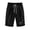 Black, variant on Tiqkatyck Womens Shorts Clearance, Women Summer High Waist Cotton Print Shorts Plus Size Shorts Lace Beach Workout Shorts With Pocket, Bermuda Shorts for Women Army Green L