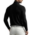 thumbnail image 4 of Mens Turtleneck Long Sleeve Shirts Casual Slim Fit Undershirt Lightweight T-Shirt for Outdoor & Business, 4 of 4