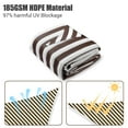 thumbnail image 3 of Yescom 16x16Ft 97% UV Block Square Sun Shade Sail Outdoor Patio Pool Garden Yard Lawn Carport Net Awning Coffee+White, 3 of 11