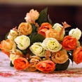 thumbnail image 3 of Paquete de 2 ramos de flores artificiales Lumenty - Flores de seda - Regalo perfecto para fiestas, bodas, decoración del hogar - Cada ramo, 3 of 8