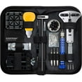 thumbnail image 1 of Juego de herramientas para pasadores y barras de resorte con estuche de transporte para uso profesional Kit completo de reparación de relojes, 1 of 7