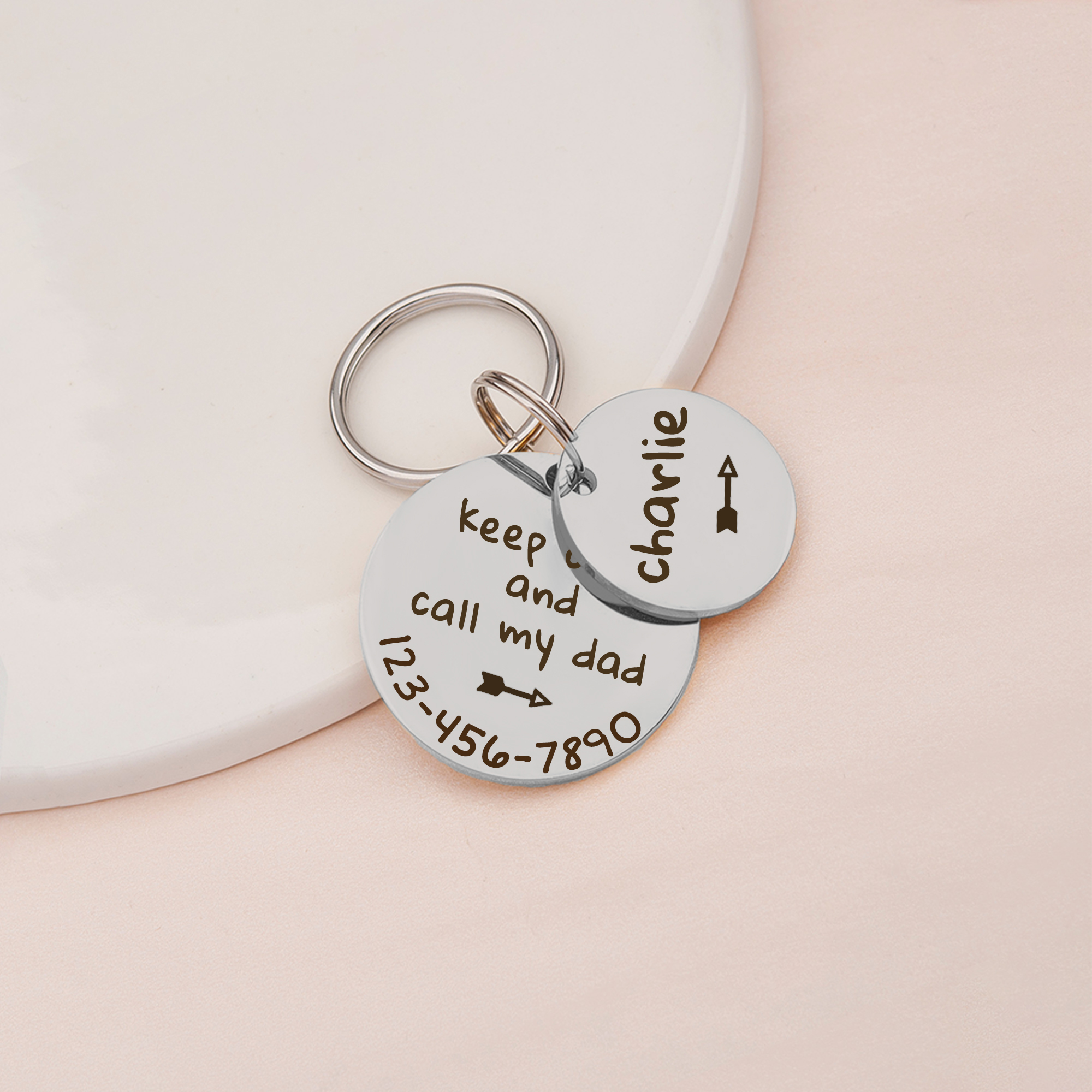 Engraved Dog Tag Custom Dog Tag for Dogs Stacked Dog Tag Dog Tag