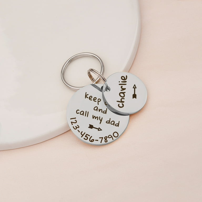 Personalized dog hotsell tags for dad