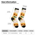 thumbnail image 2 of Vsdgher Sunflower 5 Crew Socks for Men & Women, Breathable Casual Athletic Ankle Socks, 2 of 6