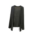 thumbnail image 2 of Yievot Lightweight Open Front Cardigans for Women Solid Color Long Sleeve Soft Casual Tops, 2 of 4