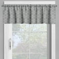 thumbnail image 2 of Ambesonne Vintage Valance Pack of 2, Continuous Nostalgia Lace, 54"X12", Dark Taupe Grey White, 2 of 5