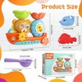 thumbnail image 2 of sixwipe Bath Toys for Toddlers 1-3, Kids Bathtub Toy Bear Water Tub Toys for Shower Bath Time Toys to Boys Girls Baby Kids Infant Preschool Learning Gift, 2 of 7