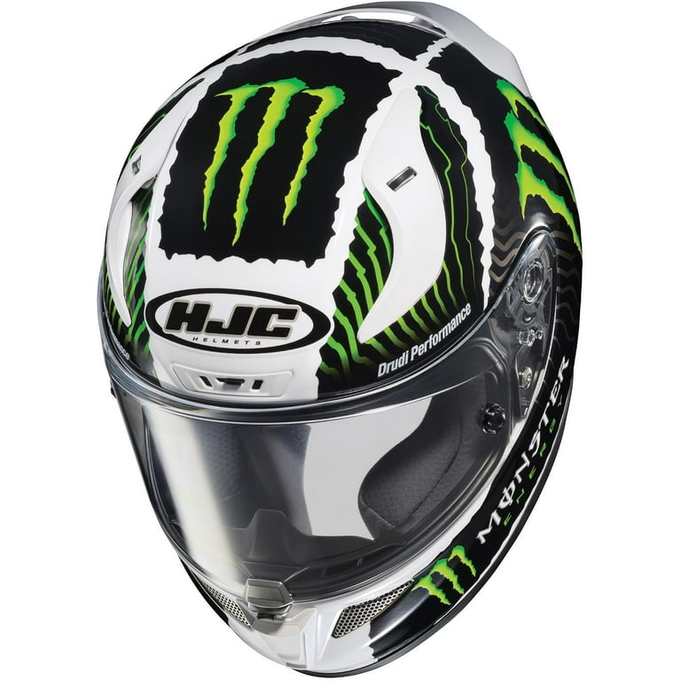 HJC RPHA-11 Pro Monster Energy Military White Sand Motorcycle Helmet LG