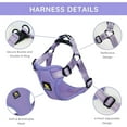 thumbnail image 6 of BELLA & PAL Puppy Harness, Dog Harness Small Sized Dog, No Pull Dog Harness, Dog Harness for Small Dogs, Step in Harness for Extra Small Dogs, Lavender, XS, 6 of 10