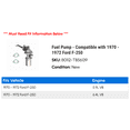 thumbnail image 2 of Fuel Pump - Compatible with 1970 - 1972 Ford F-250 1971, 2 of 2