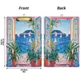 thumbnail image 5 of FORMRS Acrylic Clipboard with Low Profile Clip Standard A4 Letter Size, 12.5" x 9", Seaside Door, 5 of 8
