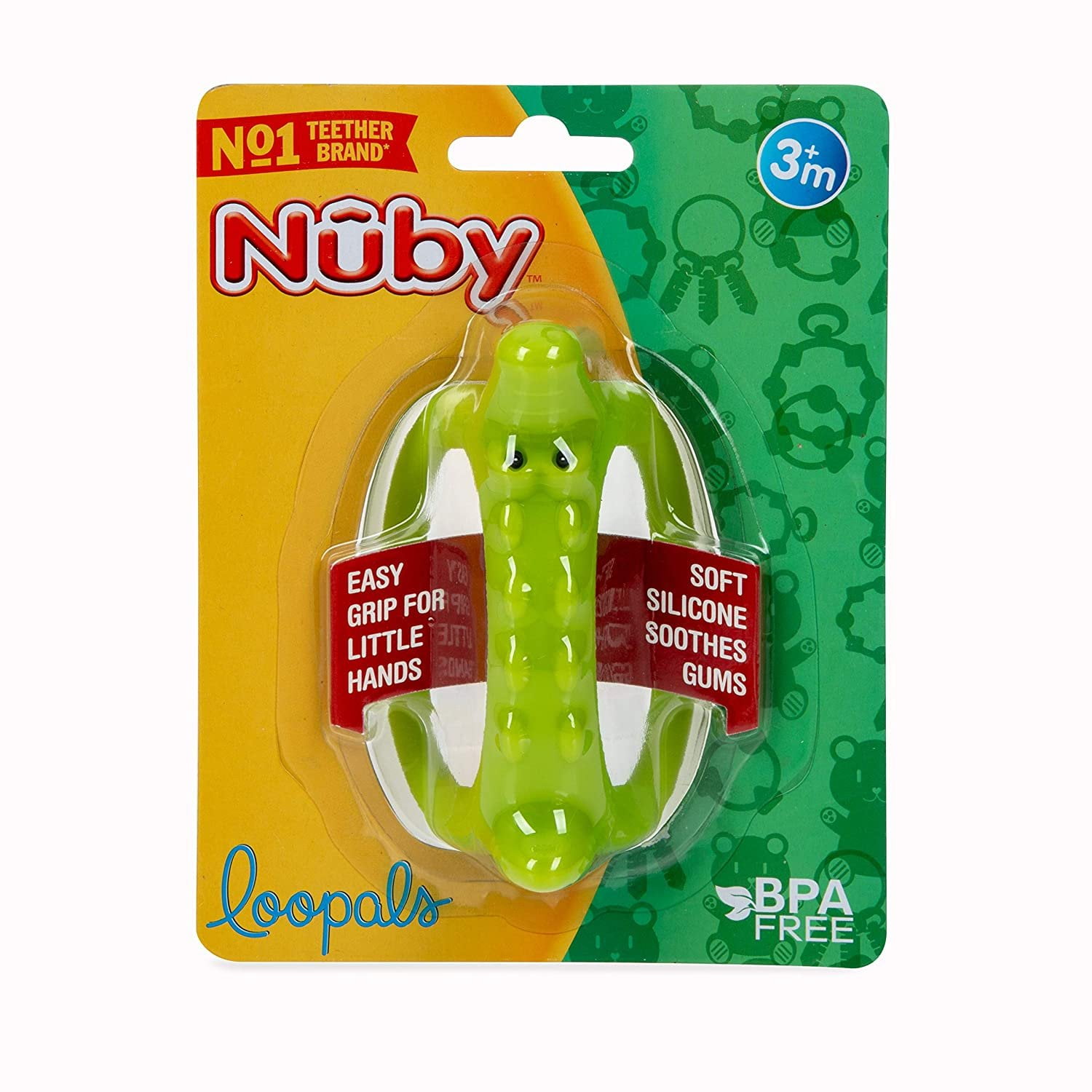 Nûby ID1241 Biberon d'Apprentissage Easy Grip, 240 ml, 3M+