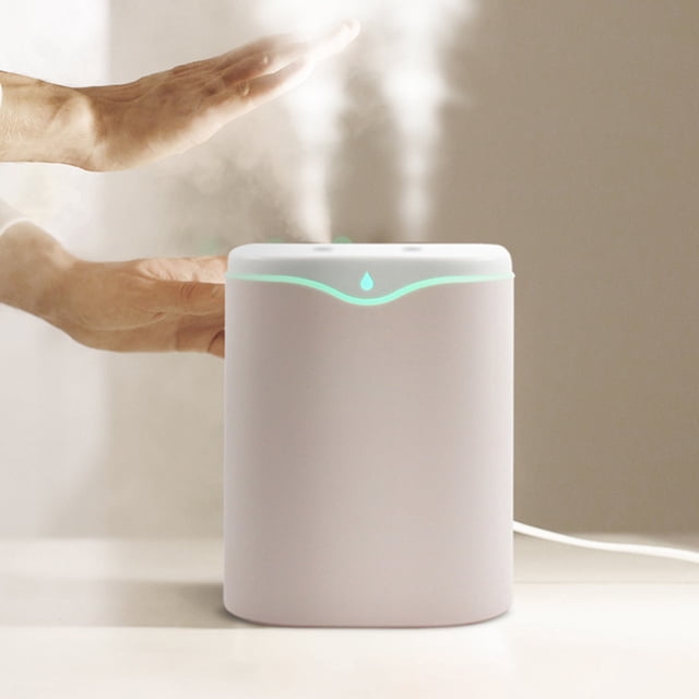 Humidificador USB de doble pulverización de 2L, minihumidificador creativo de escritorio para el hogar de gran capacidad