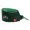 Green, variant on D-GROEE ECG Heart -Shaped Embroidery Working Caps with Buttons Adjustable Bouffant Hats Multicolor Tie Scrub Caps