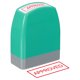 thumbnail image 1 of Sello de aprobación autoinking con tinta roja, sellos de oficina preentintados, sello de mensaje recargable, sello de negocio, verde, 1 of 7