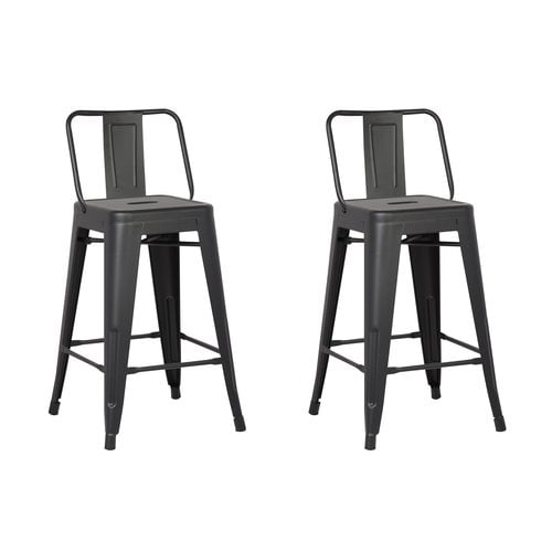 Ac Pacific Distressed Metal 24, How To Paint And Distress Metal Bar Stools
