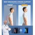 thumbnail image 4 of Back Brace Support Belt-Lumbar Support Back Brace for Back Pain, Sciatica, Scoliosis, Herniated Disc Adjustable Support Straps-Lower Back Brace with Removable Lumbar Pad for Men & Women,3XL, 4 of 7