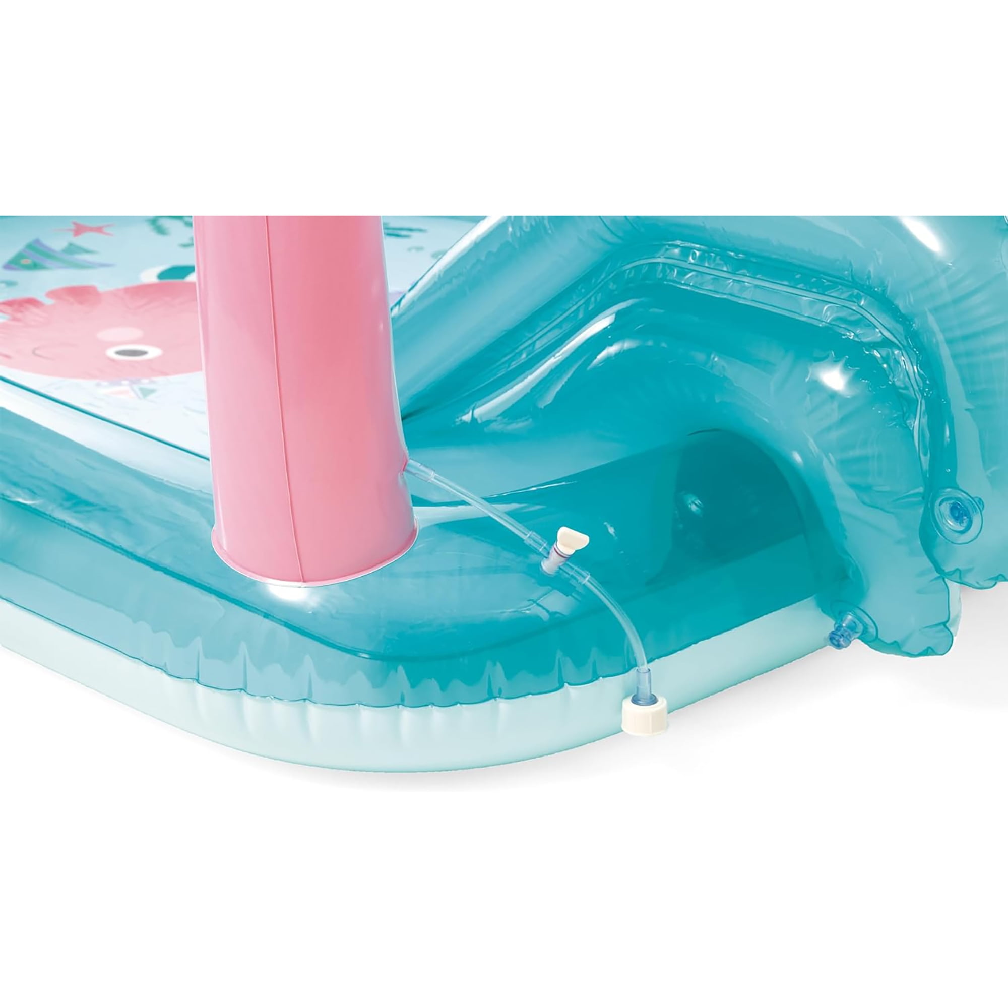 Friendly Octopus Inflatable Play Center W/ Water Slide, Kids Ages 2+