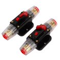 thumbnail image 1 of 12-24V Inline Circuit Breaker with Manual Reset Fuse Holder for Car Boat Audio System, 1 of 7