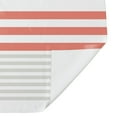 thumbnail image 5 of Creative Products Coral and Gray Stripes 71x74 Shower Curtain, 5 of 6