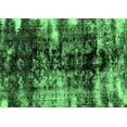 thumbnail image 1 of Ahgly Company Indoor Rectangle Abstract Emerald Green Modern Area Rugs, 7' x 10', 1 of 4