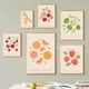 thumbnail image 2 of Pintura en lienzo de arte de pared con diseño de pomelo, frambuesa, cereza, plátano y limón, carteles nórdicos e impresiones, imágenes de pared para decoración del hogar y la cocina, 2 of 5