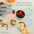 thumbnail image 6 of WeeSprout Stainless Steel Food Storage Containers, Leakproof Silicone Lids, BPA-Free - Set of 3, 6 of 9
