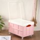thumbnail image 4 of ADDHAT Caja De Almacenamiento Rosa Con Para Ropa Y Artículos Apilable Y Plegable, 4 of 8