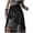 Black, variant on Renaissance Knitted Triangle Shawl Wrap with Fringe Versatile Cover up